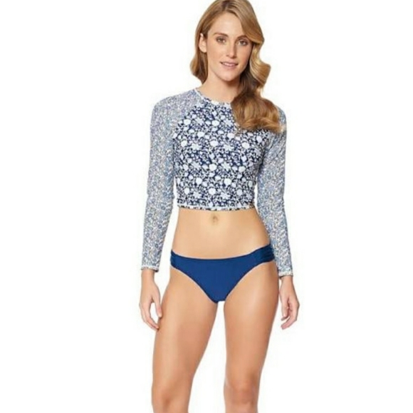 Rashguard and Matching Longline Bikini top - Picture 1 of 7